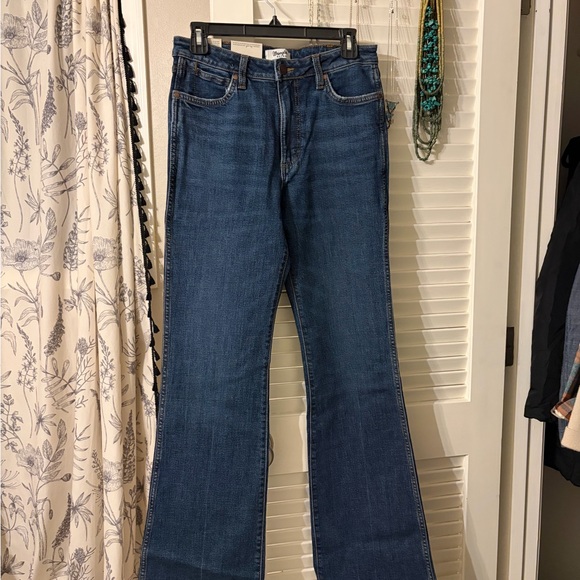 Wrangler Retro Women's High Rise Blue Jeans - Picture 4 of 6